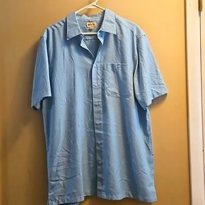 Mens blue dress shirt